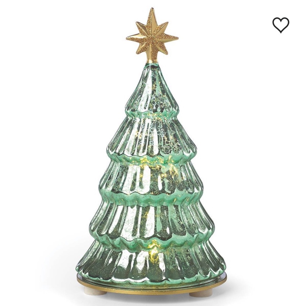 Lenox Lit Mercury Glass Pine Tree - Picture 15 of 16
